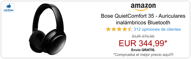 Auriculares Bluetooth Bose QuietComfort 35