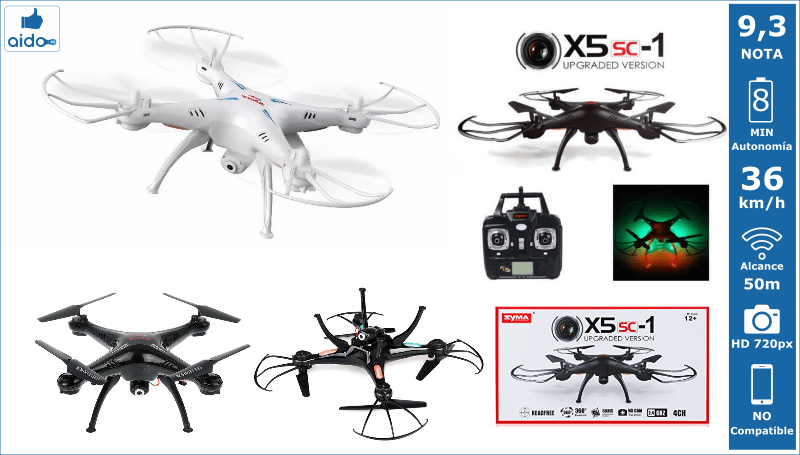 Caracteristicas Drone Syma X5SC-1