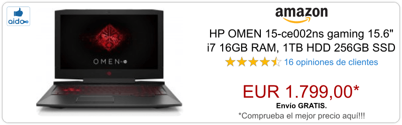 HP OMEN 15-ce002ns