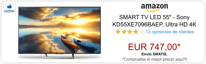 Smart TV SONY KD55XE7096BAEP