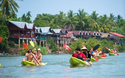 Kayak en Laos