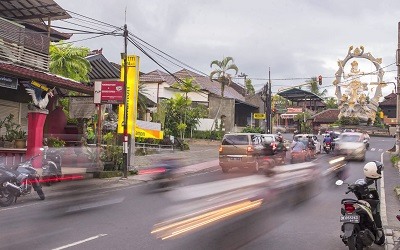 Trafico en Bali