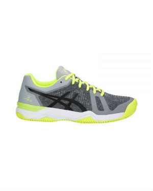 Asics gel bela 6 sg gris amarillo fluor