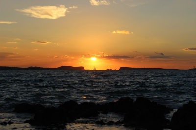 Puesta de sol en Ibiza