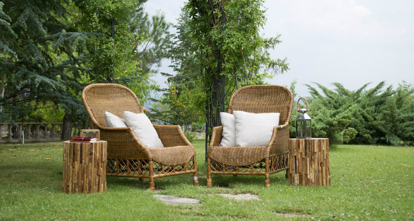 Los muebles de bambú son ideales para el exterior y para diferentes tipos de ambientes interiores