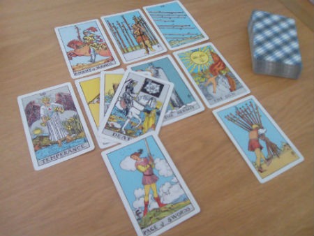 tirada de cartas del tarot