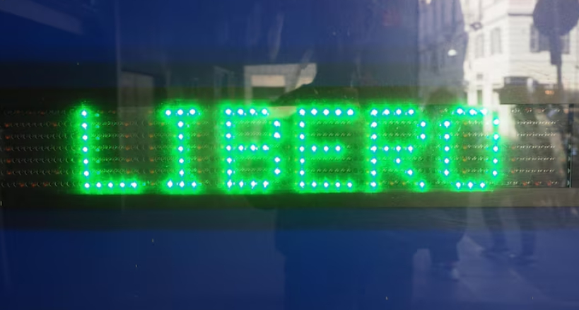 Cartel luminoso