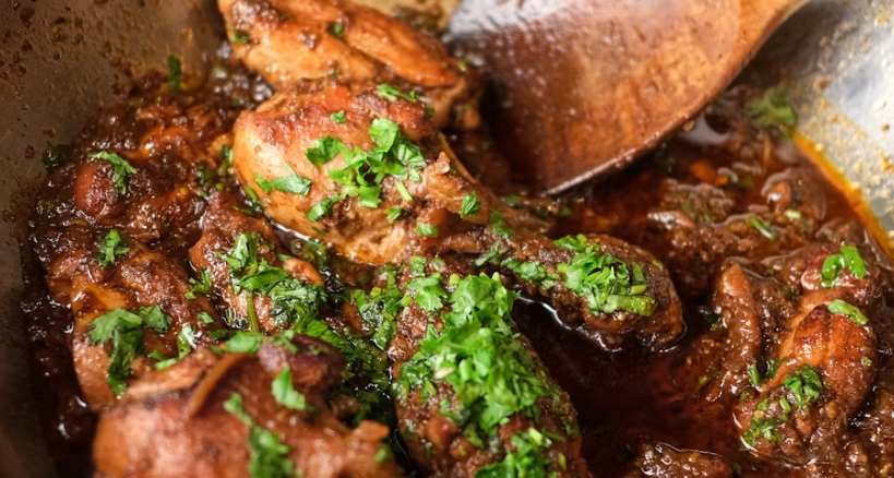 Muslos de pollo en salsa
